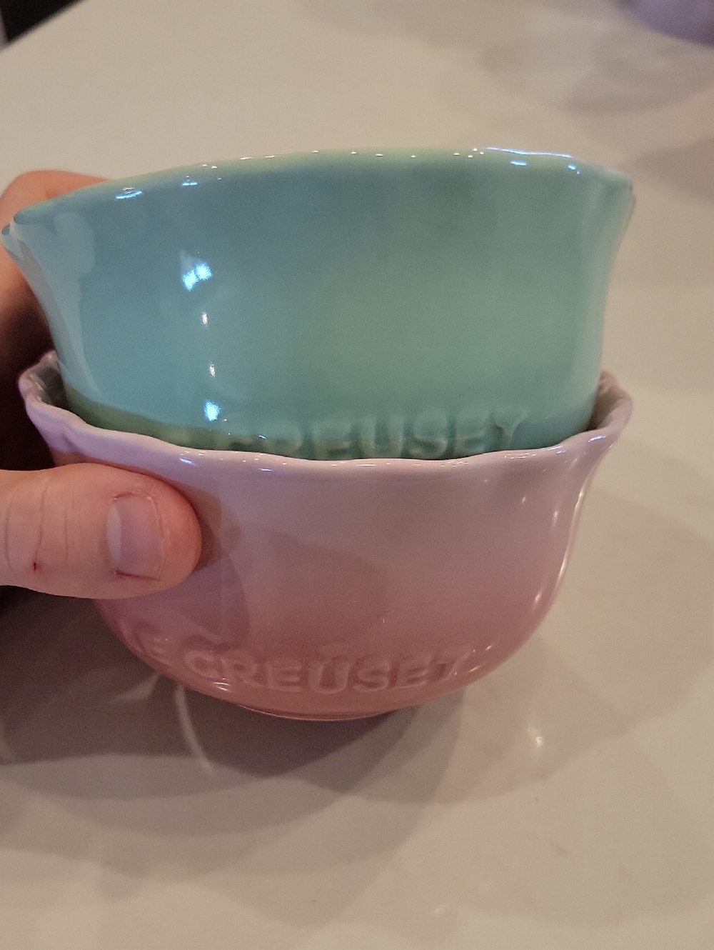 Le Creuset Set Of Frill Bowls